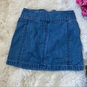 Free People Denim skirt
